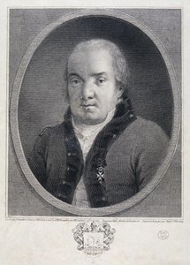 आर्किटेक्ट जियाकोमो क्वारेंगी का पोर्ट्रेट 1744-1817, 18वीं शताब्दी के अंत में। द्वारा जोसेफ सॉन्डर्स