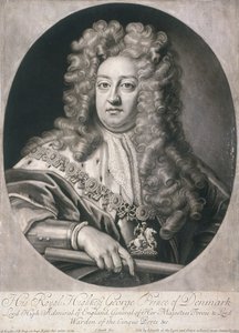 जॉर्ज, डेनमार्क के राजकुमार, 1704 का अंडाकार चित्र