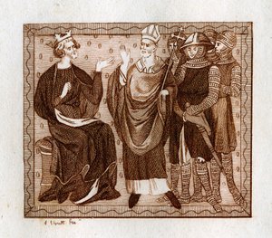 द लाइफ ऑफ़ थॉमस बेकेट, 1801। द्वारा जोसेफ स्ट्रैट