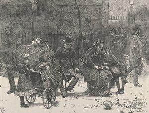 सेंट जेम्स पार्क में एक सीट, 1870।