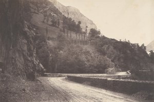 पियरेफिट से लूज सेंट सौवेउर तक की सड़क, 1853।