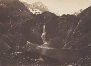 झील ऊ या सेकुलेजो का दृश्य, बगनेरे डी लुचोन, 1853।