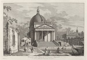 एस शिमोन एपोस्टोलो के चर्च का प्रॉस्पेक्टस, 1742।