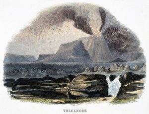 ज्वालामुखी, प्रकृति के घटना से, 1849 द्वारा जोशिया वुड व्हिम्पर