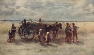 आलू हार्वेस्ट, 1844, c1915 द्वारा जोज़ेफ़ इज़राइल