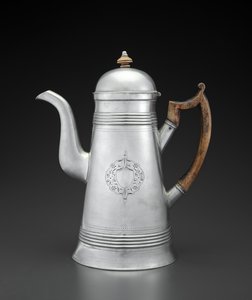कॉफिपोट, सी। 1814-1825 (लकड़ी, लकड़ी) द्वारा एबेनेजर स्मिथ जूनियर।