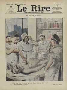 शरीर रचना पाठ। ले रेयर के लिए चित्रण