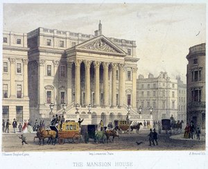 हवेली हाउस बाहरी, लंदन, 1854 द्वारा जूल्स लुई अर्नौट