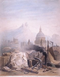 सेंट पॉल्स के साथ छवियों का असेंबल, c1855 द्वारा जूल्स लुई अर्नौट