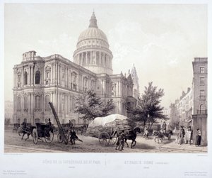 सेंट पॉल कैथेड्रल, लंदन, c1855 द्वारा जूल्स लुई अर्नौट