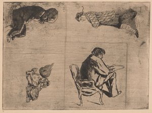 एडमंड डेसिनेंट (एडमंड ड्राइंग, स्टेंटेरेलो, और अन्य रेखाचित्र)