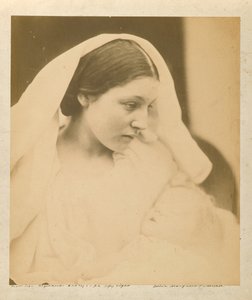 रेस्टेड मैडोना रेस्ट इन होप, 1864 (एल्बम सिल्वर फोटो) द्वारा जूलिया मार्गरेट कैमरून