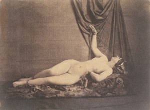 [रेक्लाइनिंग फीमेल न्यूड], सीए। 1853.