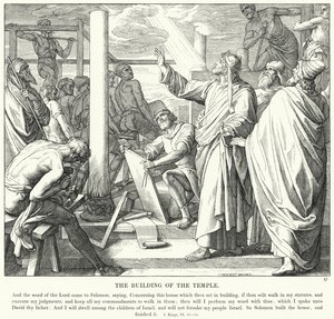 मंदिर की इमारत (उत्कीर्णन) द्वारा जूलियस (बाद में) श्नोरर वॉन कैरोलसफील्ड