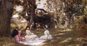पिकनिक अंडर द ट्रीज़, 1896
