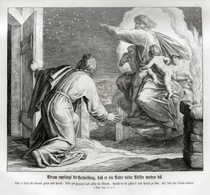 इब्राहीम कई राष्ट्रों का पिता होगा, उत्पत्ति द्वारा जूलियस श्नेरोर वॉन कैरोलसफेल्ड