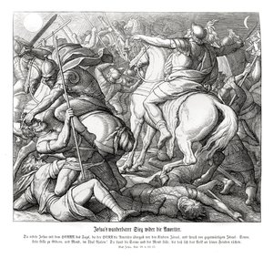 एमोरियों पर यहोशू की विजय, यहोशू द्वारा जूलियस श्नेरोर वॉन कैरोलसफेल्ड