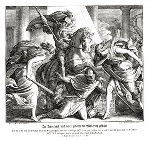 मंदिर का खजाना सुरक्षित है, २ मैकाबीस द्वारा जूलियस श्नेरोर वॉन कैरोलसफेल्ड