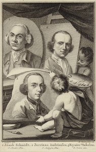 Izaak Schmidt, Jurriaen Andriessen और Reinier Vinkeles के चित्र द्वारा जुरियालन एंड्रीसेन