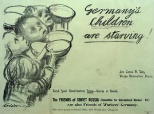 K.Kollwitz, जर्मनी के बच्चे भूख से मर रहे हैं द्वारा कैथ कोलविट्ज़