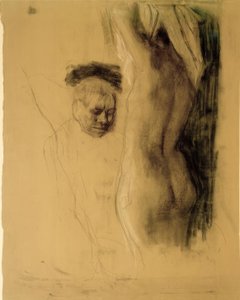 K. Kollwitz, महिला अधिनियम से पहले घुटने टेकने वाला व्यक्ति द्वारा कैथ कोलविट्ज़