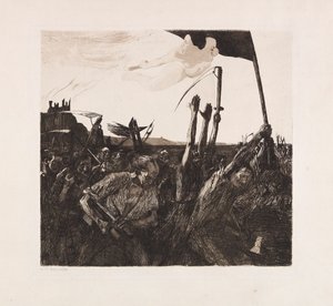 विद्रोह, 1899। द्वारा कैथ कोलविट्ज़