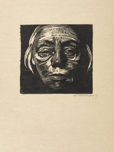 सेल्फ-पोर्ट्रेट, 1923। द्वारा कैथ कोलविट्ज़