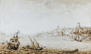रुमेली हिसारी का दृश्य, 1777 द्वारा कामसेटज़र