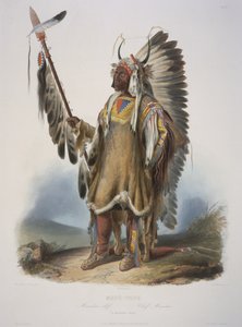 1839 (एक्वाटिंट) में प्रकाशित जे। हुरलिमान द्वारा उत्कीर्ण एक मंडन प्रमुख माटो-टोपे