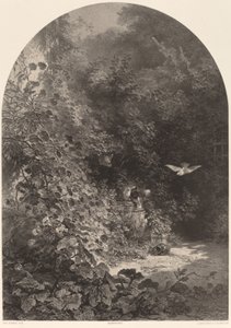 बगीचे का एक कोना। द्वारा कार्ल बॉडर