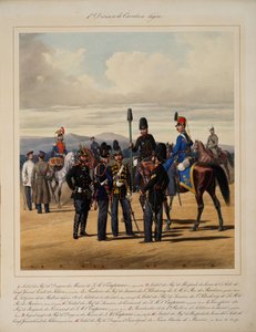 फर्स्ट लाइट कैवलरी डिवीजन, 1867 द्वारा कार्ल करलोविच पिरात्स्की