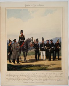1867 में रूसी इंपीरियल ग्रेनेडियर कोर की पैदल सेना द्वारा कार्ल करलोविच पिरात्स्की