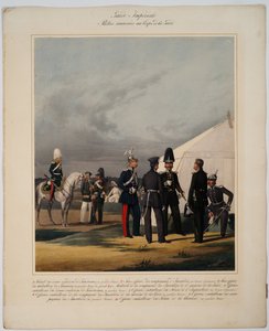 इंपीरियल गार्ड्स कॉर्प्स, 1867 के पायनियर्स, इनवैलिड्स और जेंडरर्म द्वारा कार्ल करलोविच पिरात्स्की