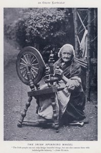आयरिश स्पिनिंग व्हील (बी/डब्ल्यू फोटो) द्वारा कार्ल करलोविच पिरात्स्की
