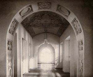 1910 के रूस के सेंट पीटर्सबर्ग में इंपीरियल पुश्किन लिसेयुम का संग्रहालय। द्वारा कार्ल कुबेस्च