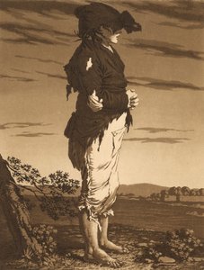 युवा भिखारी, सी। 1800.