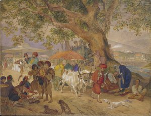 कॉन्स्टेंटिनोपल, 1849 के पास मीठे पानी के झरने द्वारा कार्ल पावलोविच ब्रायलोव