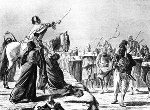 मोहम्मद-अली, 1881 के तहत भर्ती का दृश्य