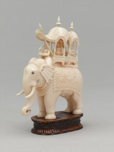 काला राजा, शतरंज का टुकड़ा, भारत, 1820 लगभग द्वारा केट एलिजाबेथ बन्स