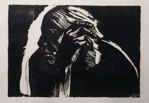 सेल्फ पोट्रेट; सेल्फ-पोर्ट्रेट, 1924 द्वारा कैथ कोलविट्ज़
