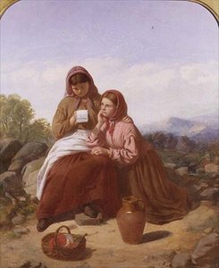 एक पत्र पढ़ना: एक लड़की एक पिचर के साथ द्वारा कैथलीन डेविस