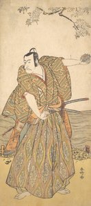 एक समुराई के रूप में पांचवां इचिकावा डंजुरो, सीए। 1780-85। द्वारा कटसुकावा शुनको