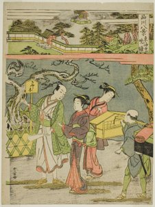टोकाईजी नो बंशो, श्रृंखला quot;शिनागावा हक्केई (शिनागावा के आठ दृश्य)quot; से द्वारा कटसुकावा शुंशु