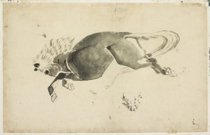 रनिंग हॉर्स, c.1815-1849 (कागज पर स्याही)