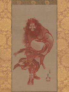 रेड शोकी, डेमॉन क्वेलर, दिनांक 1847। द्वारा Katsushika Hokusai
