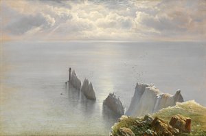 सुई, आइल ऑफ वाइट (कैनवास पर तेल)