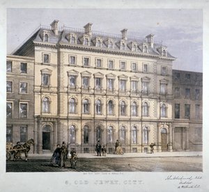 नंबर 8 ओल्ड ज्यूरी, लंदन शहर, c1865।