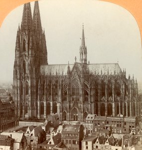 कोलोन कैथेड्रल, कोलोन, जर्मनी, c1900।