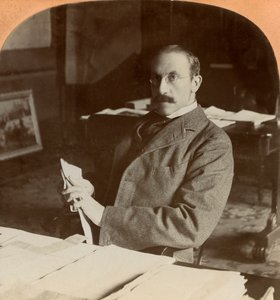सर अल्फ्रेड मिलनर, ब्रिटिश राजनेता, 1900। द्वारा कीस्टोन व्यू कंपनी