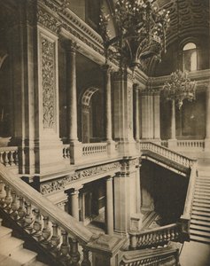 विदेश कार्यालय में सीढ़ी के संगमरमर Balustrades, c1935।